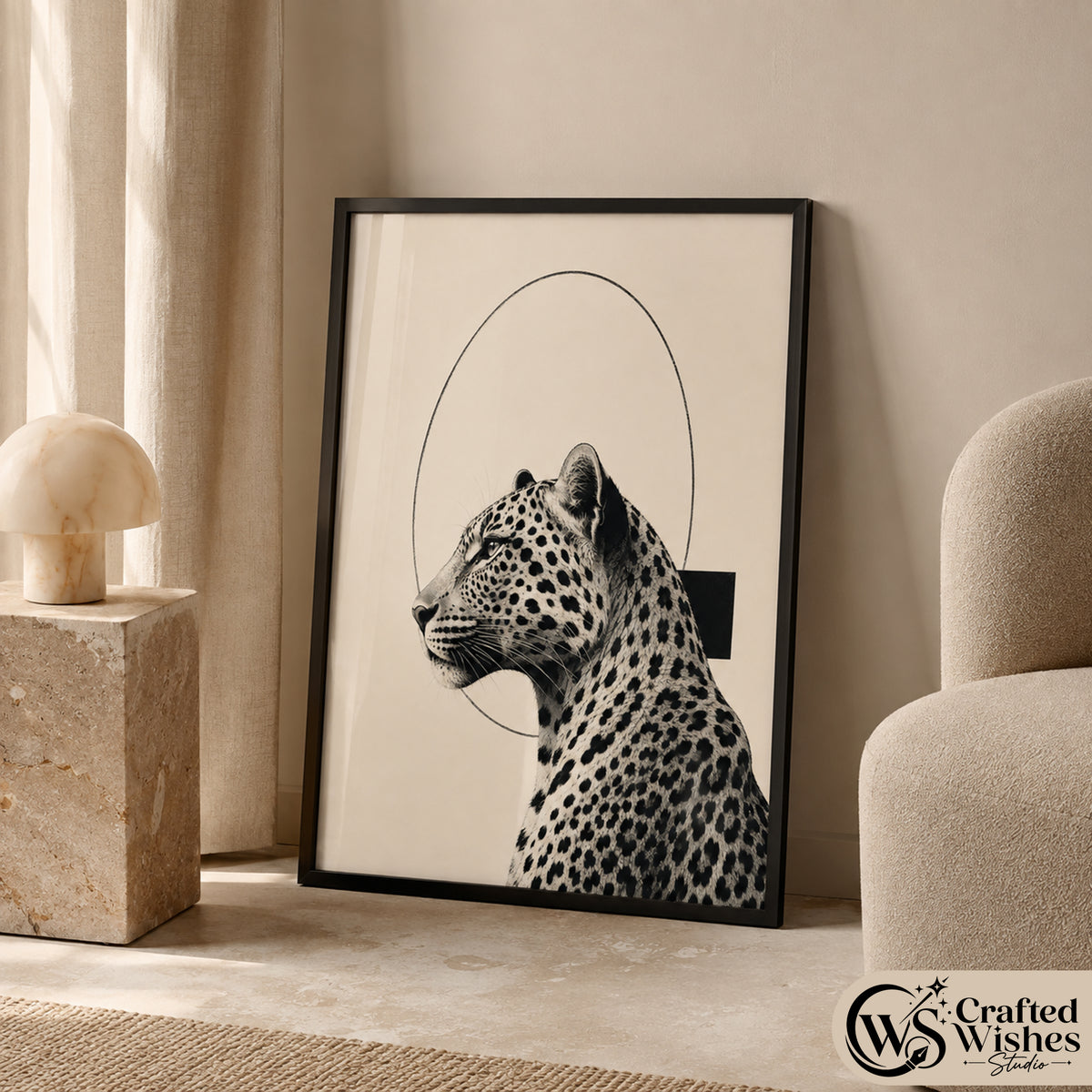 Stockholm Style Black & White Wall Art Set of 5, Leopard Y2K Fashion Printable Posters, Chic Gallery Wall Digital Download