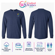 Custom Logo Gildan 2400 Ultra Cotton Long Sleeve T-Shirt | Personalized Printed Unisex Business Apparel