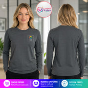 Custom Logo Gildan 2400 Ultra Cotton Long Sleeve T-Shirt | Personalized Printed Unisex Business Apparel