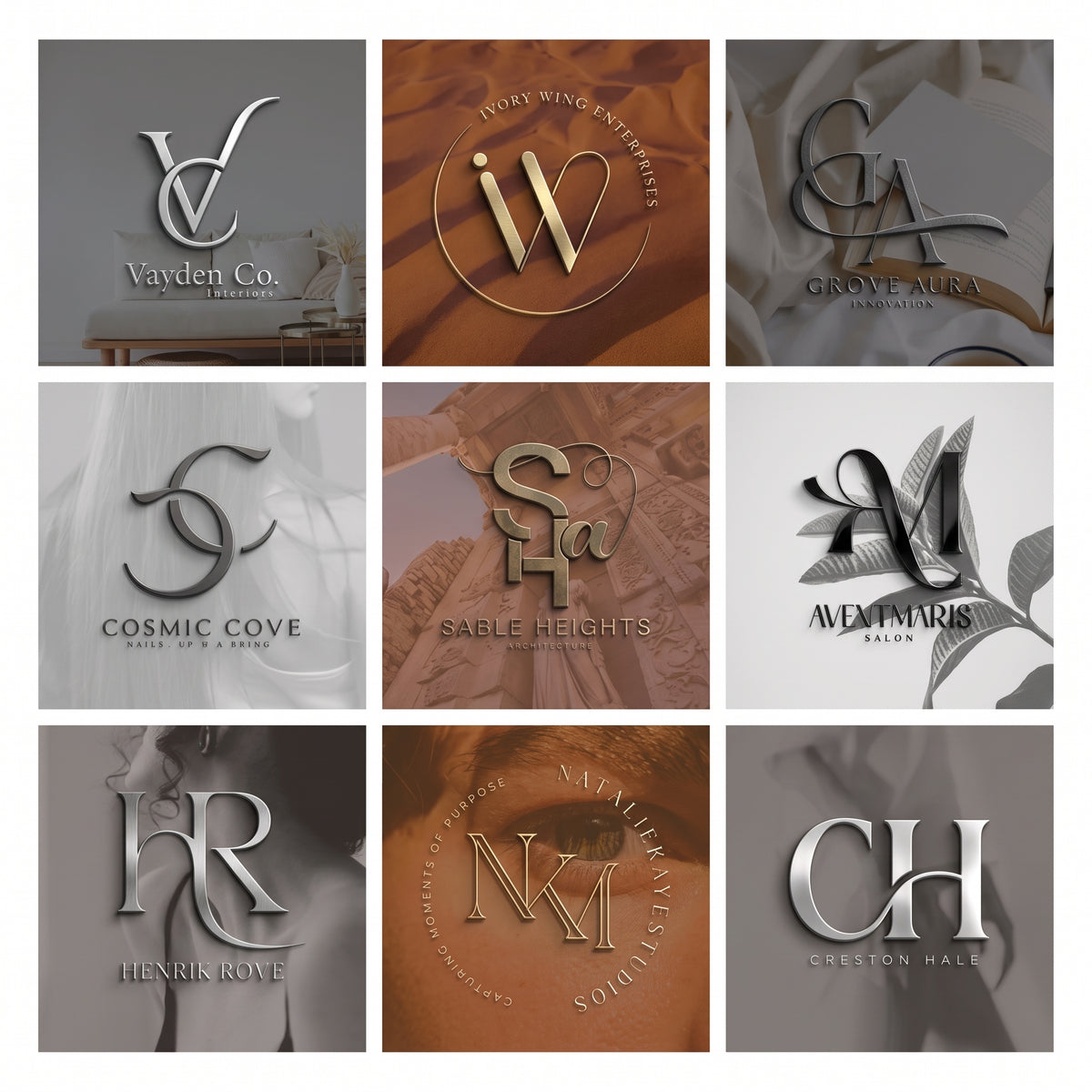 Custom Logo & Brand Identity Design Service