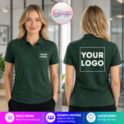 Custom Logo Polo Shirt | Unisex 100% Cotton Business Uniform & Workwear Polo