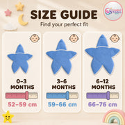 Personalized Crochet Baby Star Cocoon | Custom Newborn Wrap