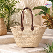 Personalized Embroidered Straw Tote Bag | Custom Name Beach & Bridesmaid Bag
